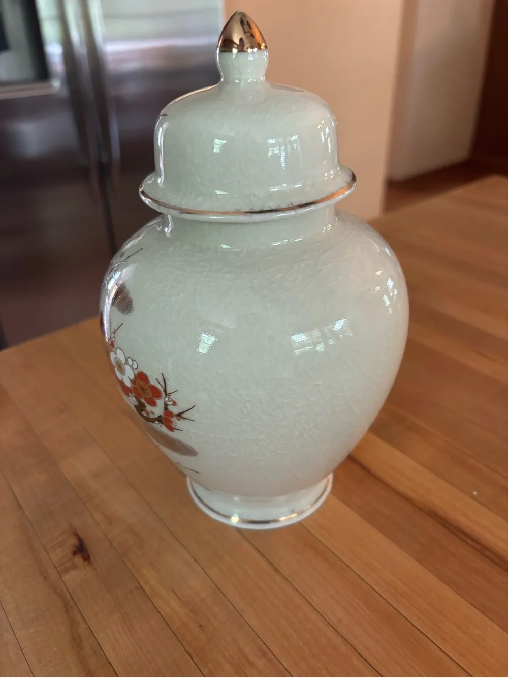 Ginger Jar Artmark Ceramic Vase With Lid Japanese Style 6